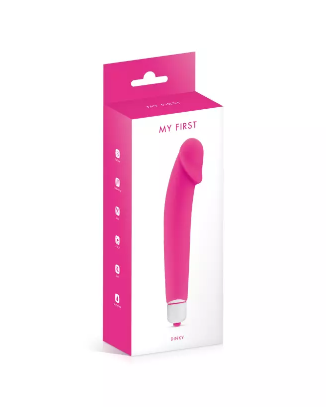 Image du vibromasseur MY FIRST DINKY PINK, sextoy discret pour débutants-2