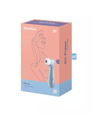 Image du Satisfyer Pro 2 Bleu Ciel, stimulateur clitoridien haut de gamme-2