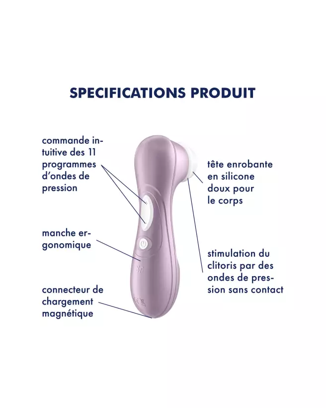Image du Satisfyer Pro 2 VIO, stimulateur clitoridien étanche et rechargeable-7