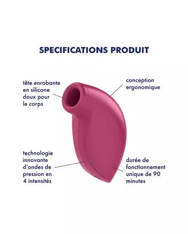 Image du Satisfyer One Night Stand, stimulateur clitoridien compact et discret-3