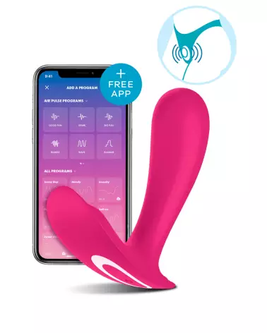 Image du Satisfyer Top Secret R, sextoy connecté contrôlable via application-1