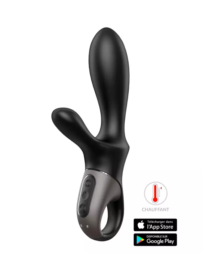 Image du Satisfyer Heat Climax+ Noir, sextoy connecté avec application-1