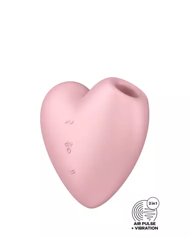 Image du Satisfyer Cutie Heart Rose, stimulateur clitoridien haut de gamme-1