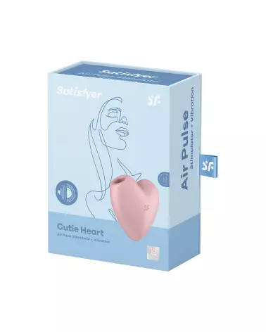 Image du Satisfyer Cutie Heart Rose, stimulateur clitoridien haut de gamme-2