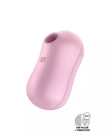 Image du Satisfyer Cotton Candy Rose, stimulateur clitoridien rose élégant-1