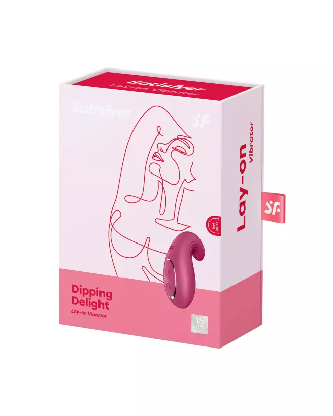 Image du Satisfyer Dipp Deligth Red, stimulateur clitoridien haut de gamme pour plaisir intense-2