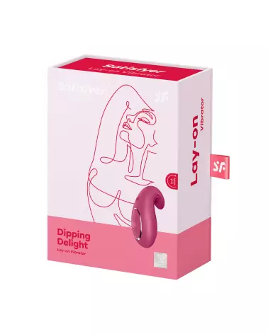 Image du Satisfyer Dipp Deligth Red, stimulateur clitoridien haut de gamme pour plaisir intense-2