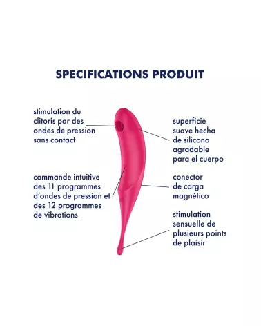 Image du Satisfyer Twirling Pro, stimulateur clitoridien innovant pour plaisir intense-4