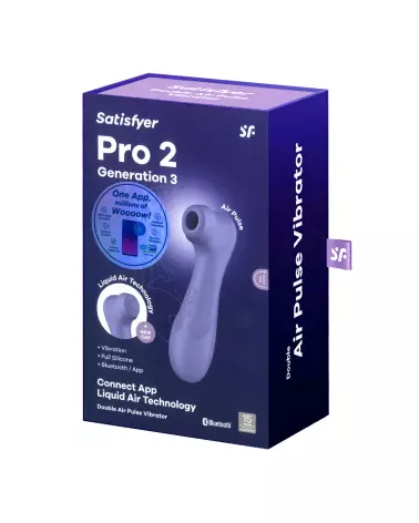 Satisfyer Pro 2 Gen 3 Parme stimulateur clitoridien avec application-2