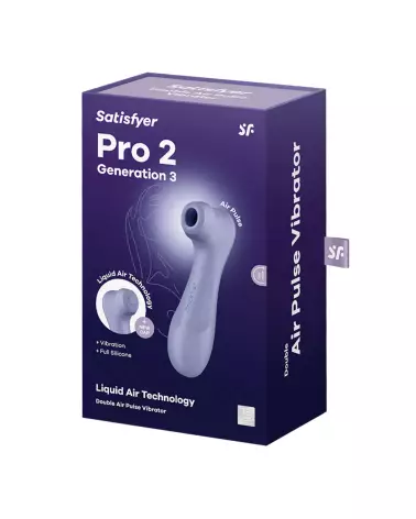 Image du Satisfyer Pro2 Gene 3 Parme, stimulateur clitoridien haut de gamme-2