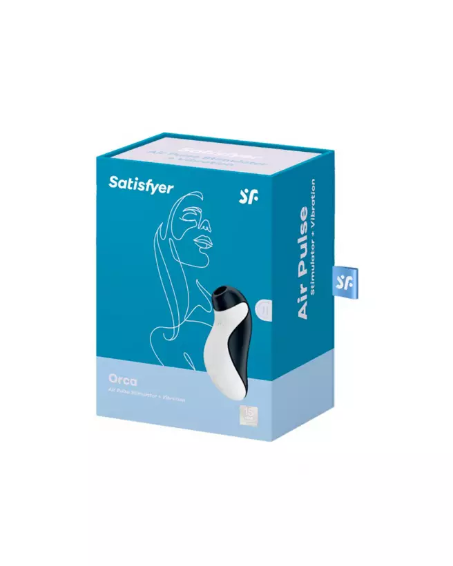 Image du Satisfyer Orca Noir, stimulateur clitoridien ergonomique et discret-2