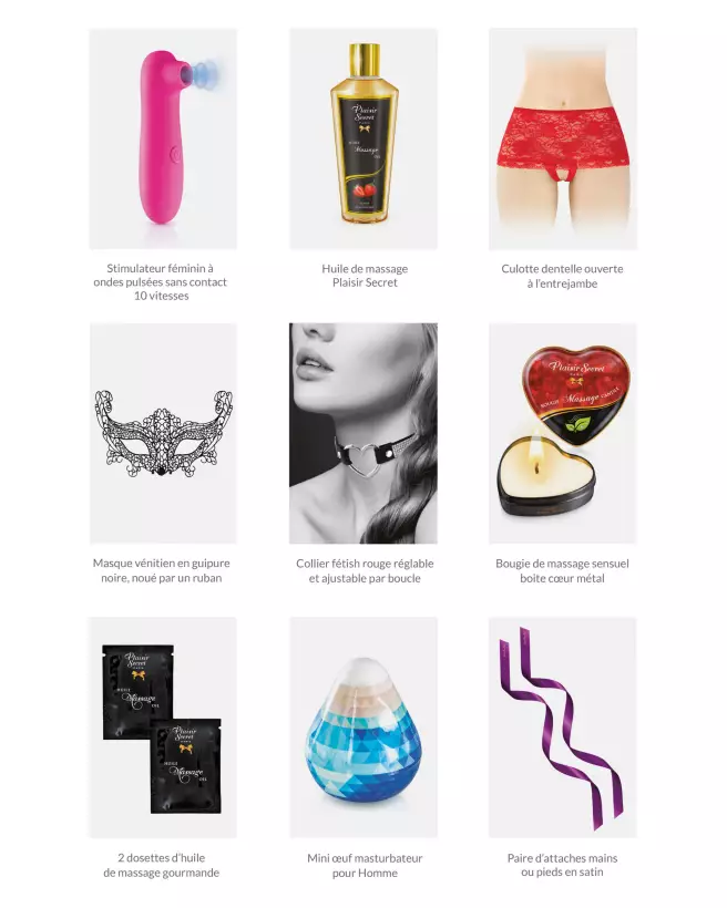 Coffret Cadeau d'Amour Divers Concorde avec sélection de sextoys-3
