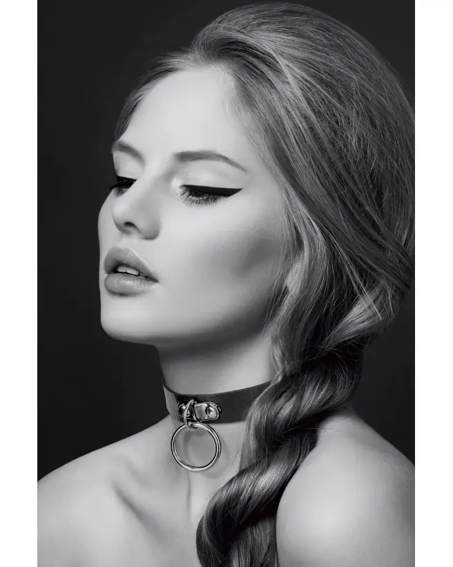 Collier Fetish Noir Bijoux Pour Toi en cuir élégant pour animaux-1