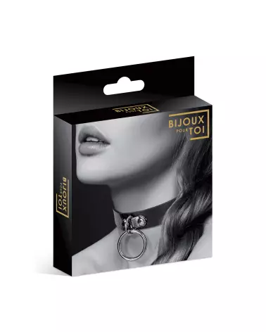 Collier Fetish Noir Bijoux Pour Toi en cuir élégant pour animaux-2
