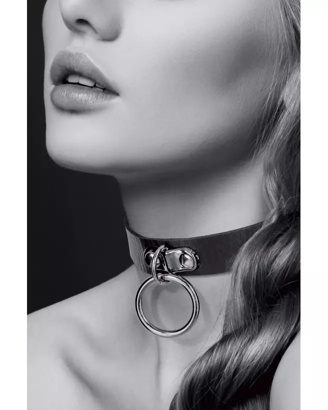 Collier Fetish Noir Bijoux Pour Toi en cuir élégant pour animaux-3