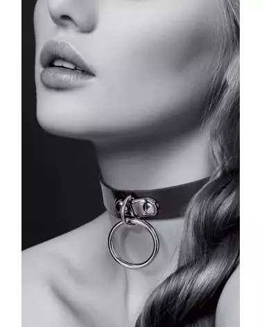 Collier Fetish Noir Bijoux Pour Toi en cuir élégant pour animaux-3
