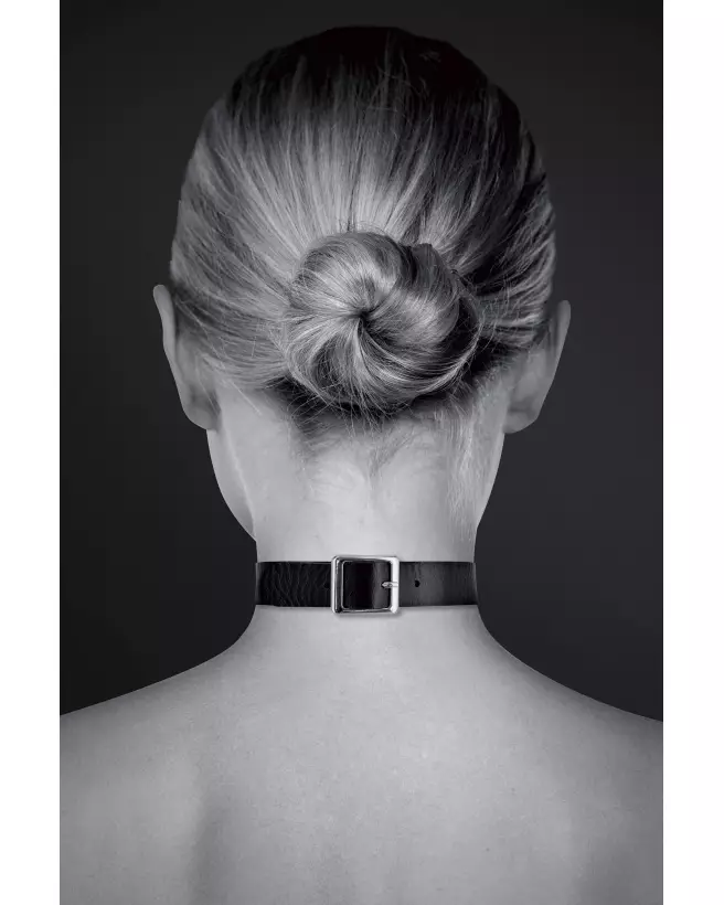 Collier Fetish Noir Bijoux Pour Toi en cuir élégant pour animaux-4