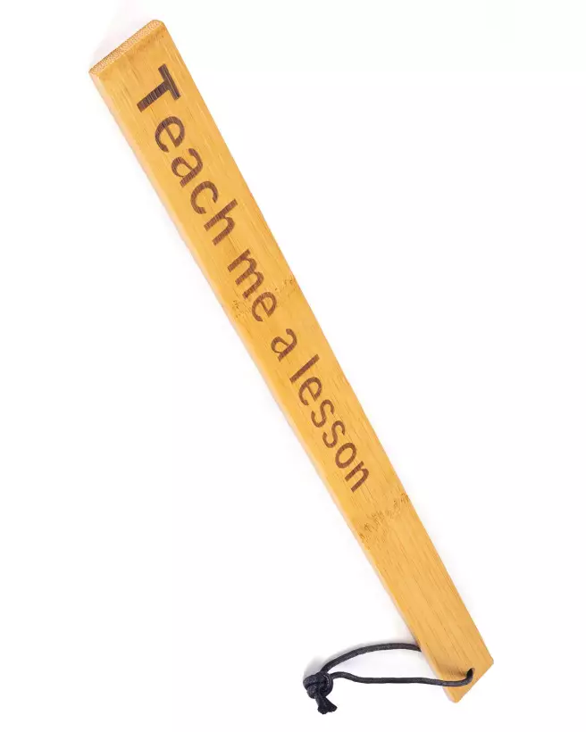 Image du Paddle en Bambou Teach Me a Lesson de Fetish Tentation pour BDSM-1