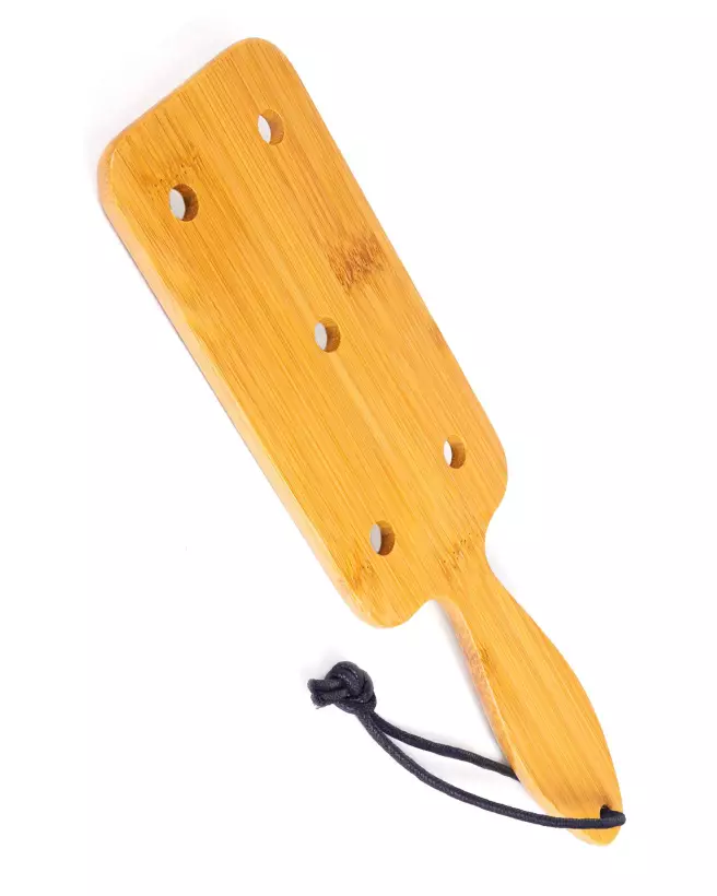 Paddle en bambou Fetish Tentation pour jeux BDSM-1