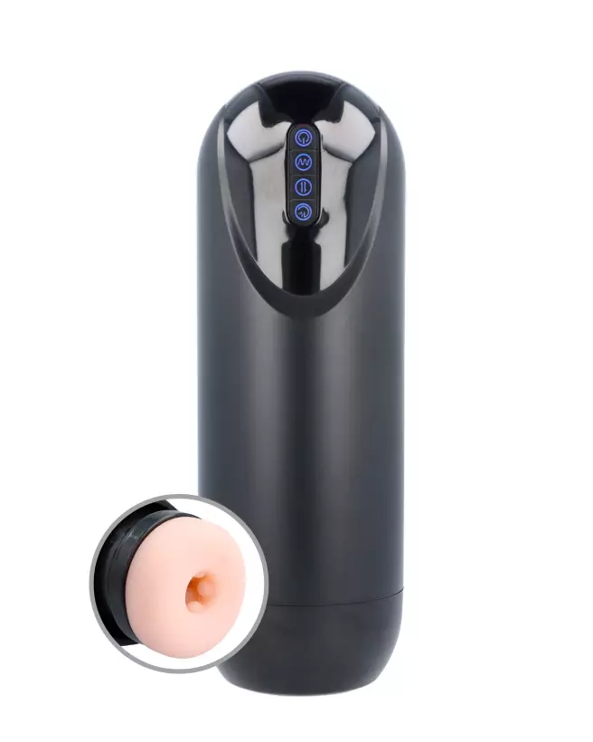 Image du Masturbateur VIRGITE M1 Noir, sextoy masculin discret et ergonomique-1