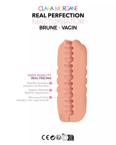 Real Perfection Masturbateur Vaginette Brune - image 3