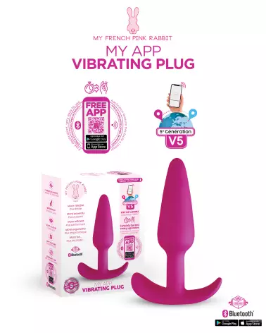 Plug Vibrant Connecté avec Application - My App Vibrating Plug - image 10