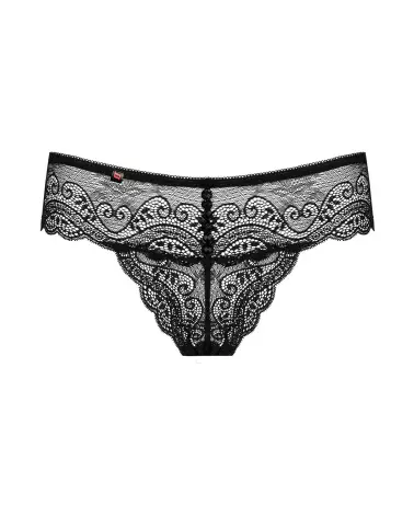 Image du Miamor String Noir par Obsessive, lingerie élégante et confortable-5