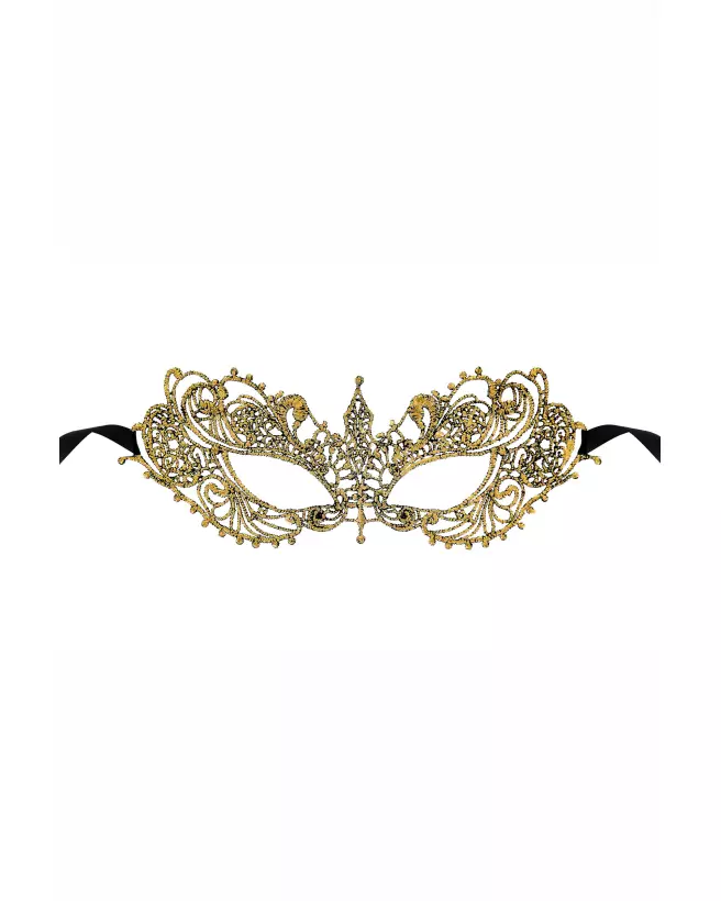 Masque Zenith Or élégant de Maskarade pour soirées et carnavals-1