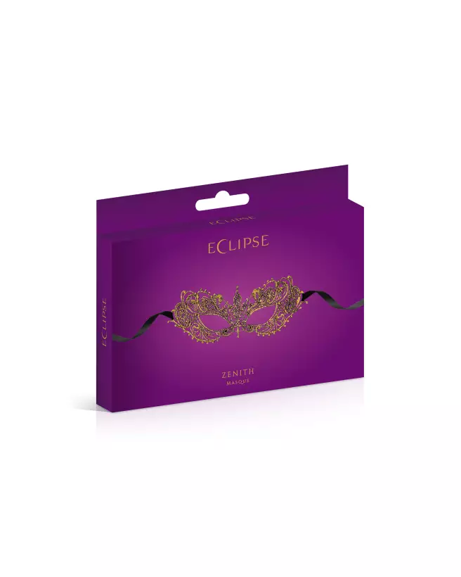 Masque Zenith Or élégant de Maskarade pour soirées et carnavals-2