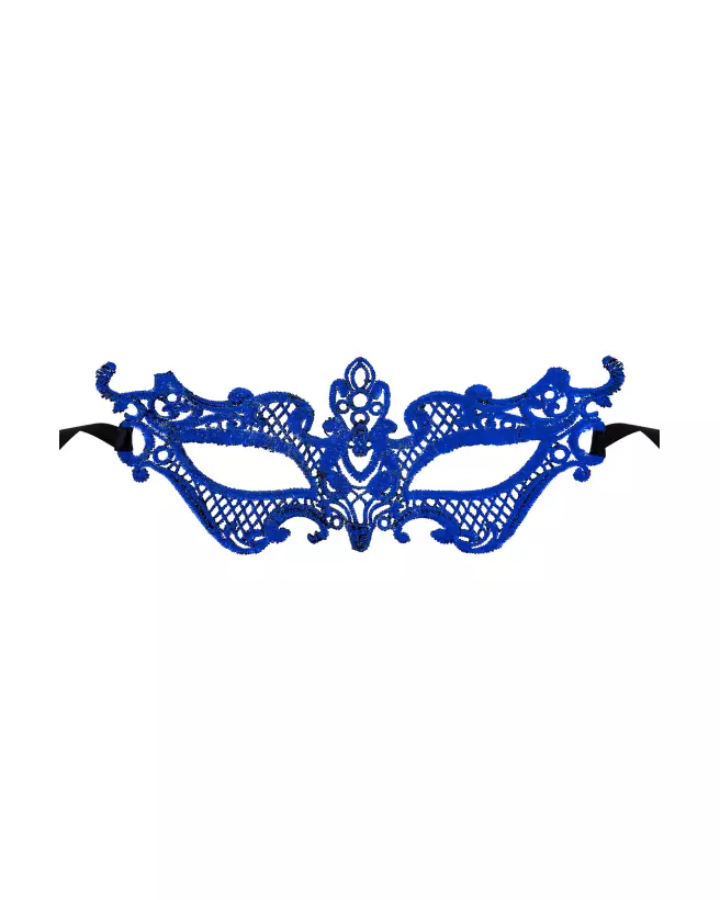 Masque Vénitien Bleu Céleste de Maskarade pour Carnaval et Fêtes-1