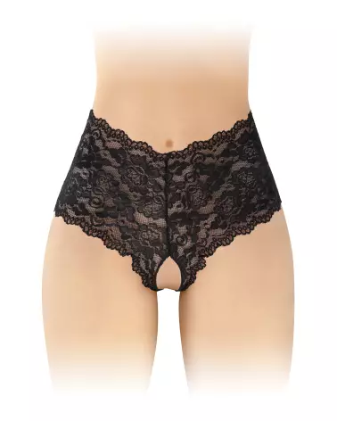 Image Boxer Ouvert Julia Noir Fashion Secret - Lingerie Féminine Sexy-1