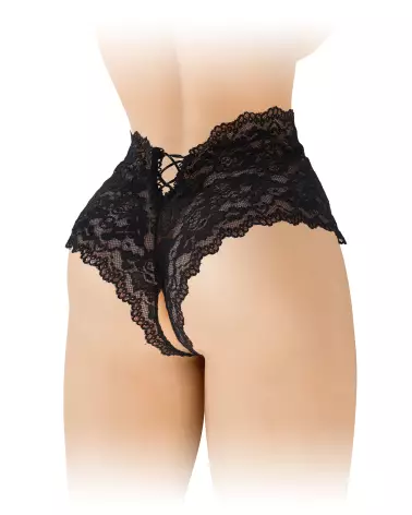 Image Boxer Ouvert Julia Noir Fashion Secret - Lingerie Féminine Sexy-2
