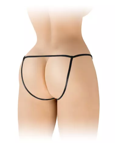 Jock Angela Noir Fashion Secret, lingerie ouverte élégante-2