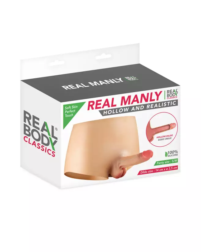 Image de la Culotte Pénis Creux S/M Real Body, Gode Ceinture pour Homme-2