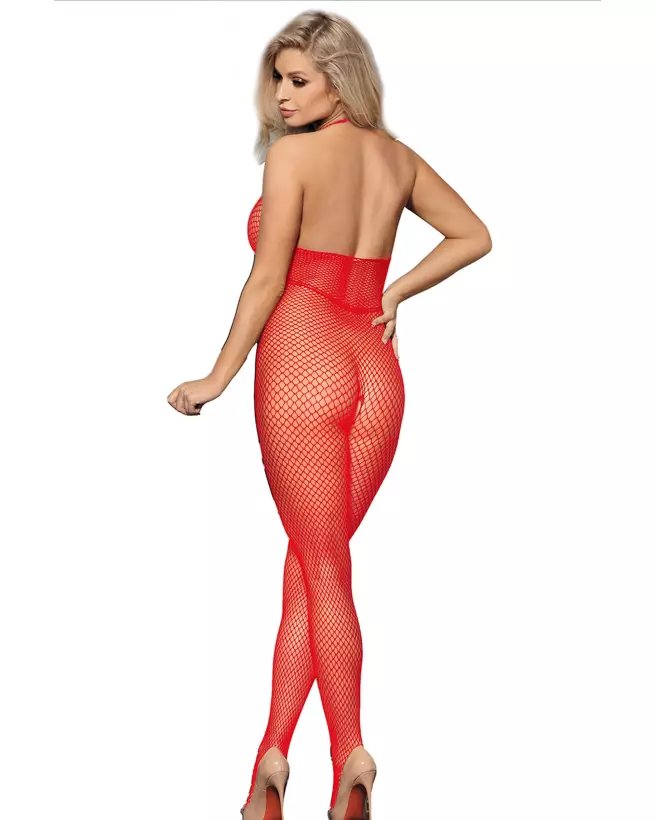 Combinaison Rouge Paris Hollywood H3126 Taille Unique-2