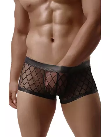 Boxer Homme MP056 Noir Taille L Paris Hollywood-1