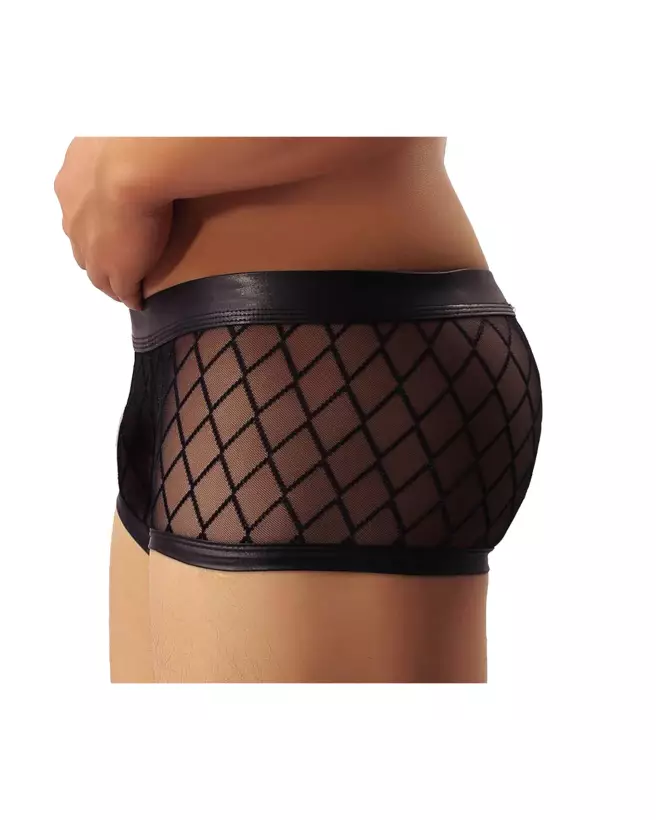 Boxer Homme MP056 Noir Taille L Paris Hollywood-3