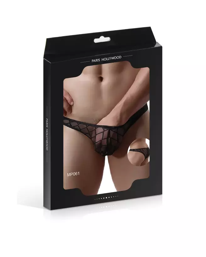 Slip Homme Noir XL MP061 Paris Hollywood Confort Style-3