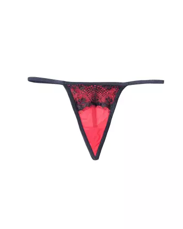 Porte-jarretelles Paris Hollywood PJ+STG P5123 noir rouge taille XXL élégant et confortable-5