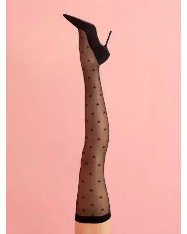 Bas noirs élégants Love Booster 15 DEN de Fiore, parfaits pour toute occasion-2