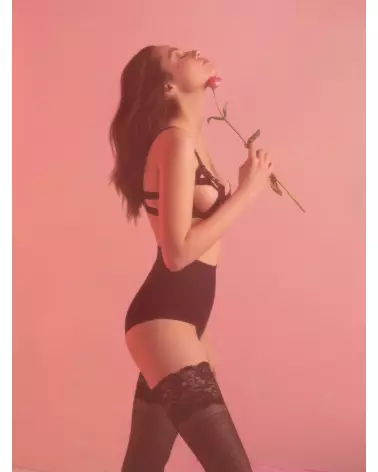 Image des bas Fragile 15 DEN noir de Fiore, élégants et résistants-2
