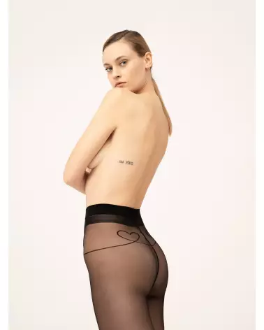 Collants Noir 15 DEN With Love de Fiore pour élégance et confort-2
