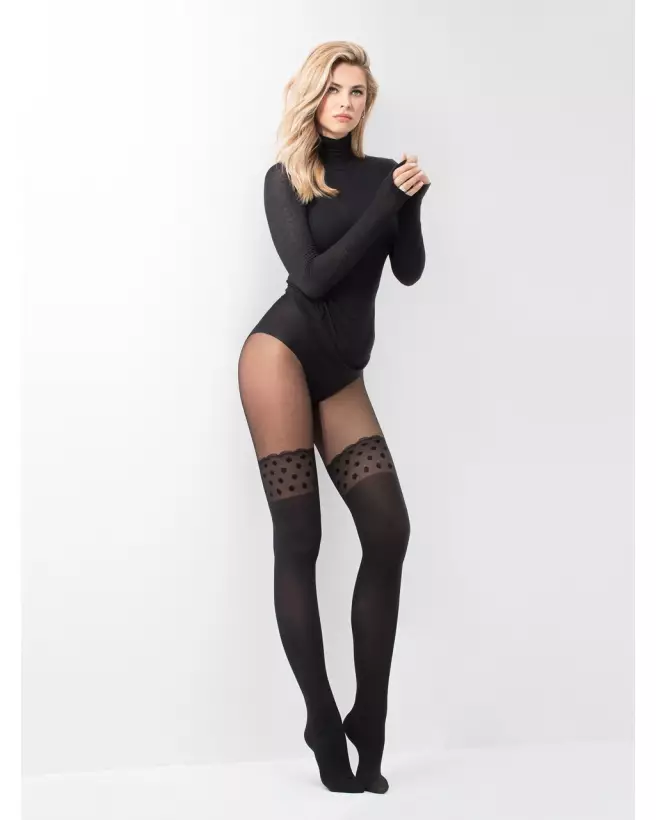 Collants Fiore Sense 60 DEN noirs durables et confortables-1