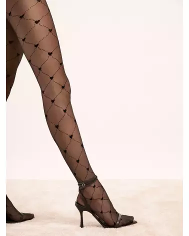 Collants noirs élégants 20 deniers The Royal de Fiore-2