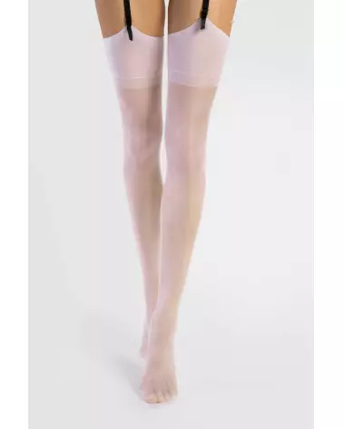 Image du produit Bas Infini 15 Den Blancs de Fiore, collants élégants et fins-1