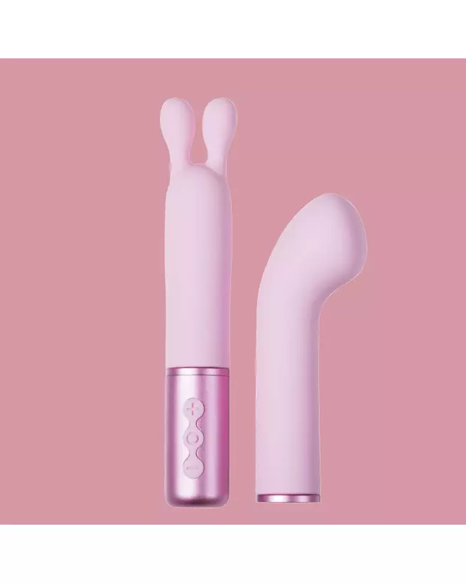 Image du vibromasseur Padparadscha rose avec tête interchangeable de Honey Play Box-2