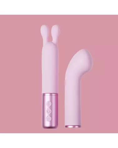 Image du vibromasseur Padparadscha rose avec tête interchangeable de Honey Play Box-2