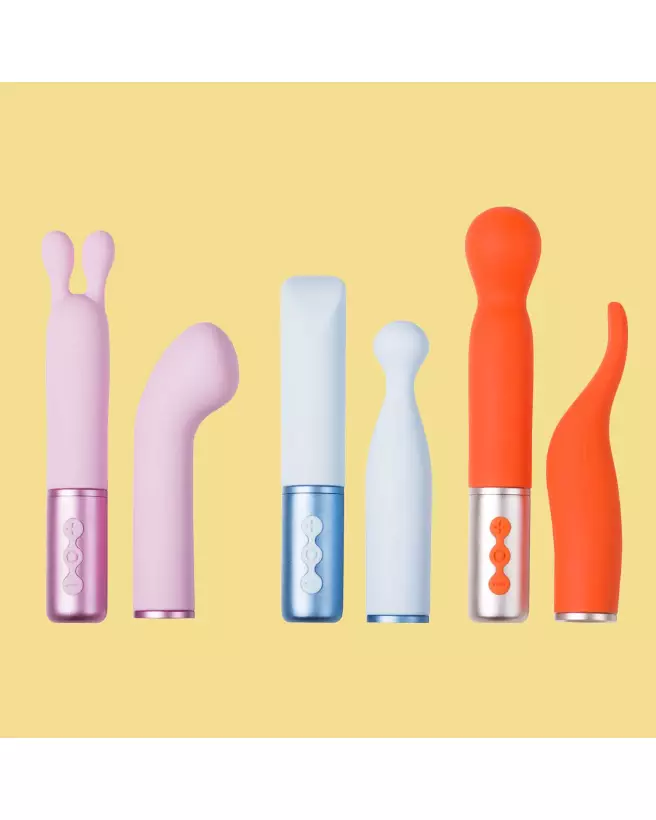 Image du vibromasseur Padparadscha rose avec tête interchangeable de Honey Play Box-4
