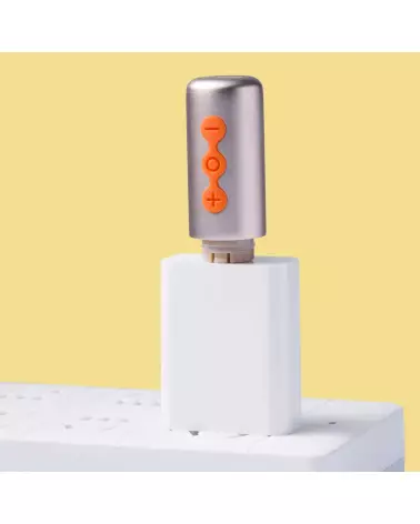 Image du vibromasseur Padparadscha rose avec tête interchangeable de Honey Play Box-5