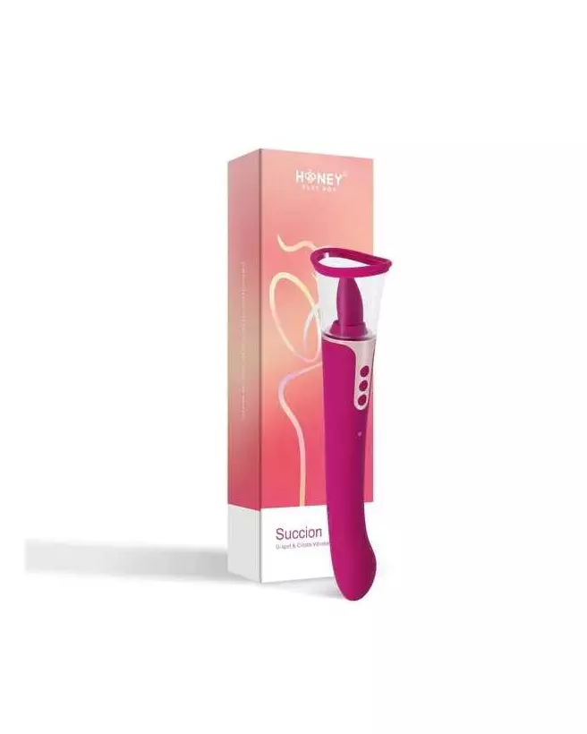 Vibromasseur Honey Play Box 3 en 1 avec fonctions vibrant, léchant et aspirant-1